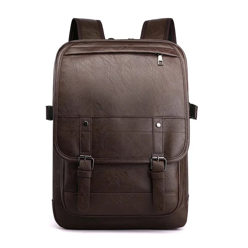TILORRAINE Mochila de cuero PU vintage – Mochila de negocios y cómoda para hombres y mujeres en diseño clásico 