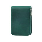 Echtes Leder Federmäppchen mit 12 Stift-Slots – Große Kapazität Zipper-Etui für Büro, Schule & Reisen