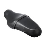 Motorrad Two-Up Sitzbank aus schwarzem Leder – Fahrer- & Beifahrersitz für Sportster XL883 & XL1200