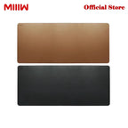 MIIIW Oversize Leder-Kork Mauspad – Doppelseitige, Wasserdichte XXL Desk Mat 900×400 mm, Weiche & Langlebige Schreibtischunterlage