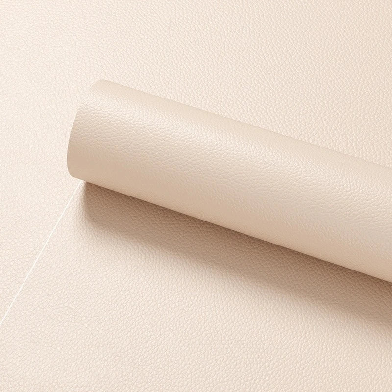 Selbstklebender PVC-Kunstlederstoff mit Litchi-Struktur – 1/3/5/10 Meter Reparaturmaterial für Auto, Sofa & Polster