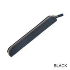 Vintage Leder Stifteetui aus Rindsleder mit Reißverschluss – Schlanke Pen Pouch für Schule, Büro & Notizbuch