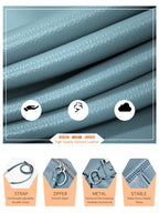 ZENCY Elegante Damen Handtasche aus echtem Leder – Geräumige Schulter- & Crossbody Tote Bag mit zwei Riemen, stilvolles Design für Alltag & Business