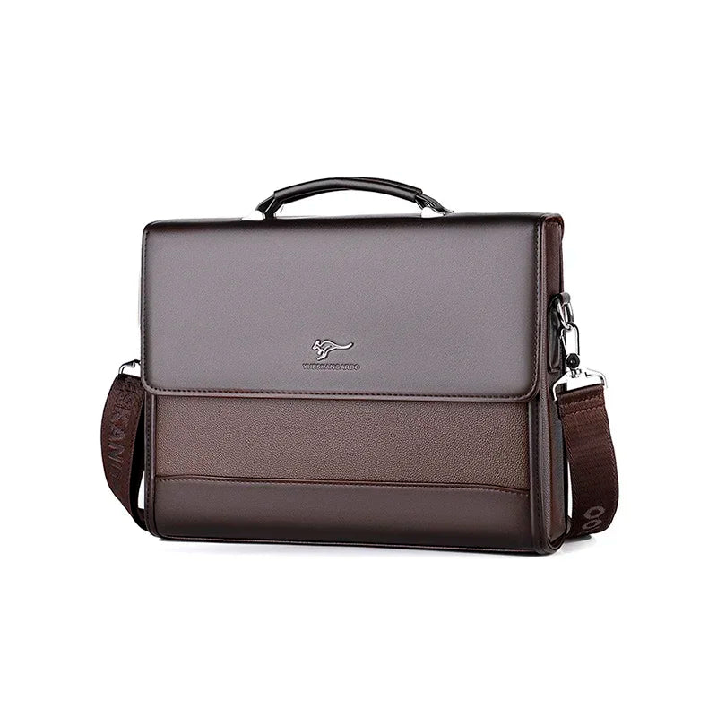 Herren Business Aktentasche aus PU-Leder – Moderne Laptop- &amp; Dokumententasche mit Schulterfunktion, elegante Büro- &amp; Organizer-Tasche für Männer 