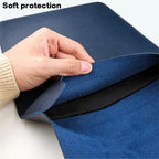 Funda de piel sintética para portátil – Funda impermeable con función atril para MacBook de 13 a 16 pulgadas, HP, Lenovo, Samsung 