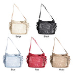 Sac Ita pour femme au style japonais – Sac à dos avec fenêtre claire, multi-poches et sacs de rangement