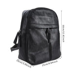 Damen PU Leder Rucksack – Multifunktionale Backpack-Tasche mit Ketten-Detail, Crossbody & Schultertasche, kompakter Daypack für Alltag & Schule