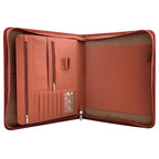 Carte de conférence en cuir multifonction A4, modèle 433 – Grande entreprise et documents de voyage pour les espaces verts et les sous-sols 