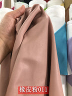 Dünnes weiches Kunstleder Meterware – Tissu en cuir PU élastique avec revêtement pour vêtements, sacs et projets de bricolage 