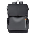 Hochwertiger PU-Leder Herren Laptop Rucksack – Wasserdicht, Große Business & Urban Notebook Tasche mit USB-Ladeanschluss