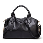 YUNFAN Damenhandtasche aus 100% Echtleder – Lychee-Muster, version coréenne, Soft Boston Bag 2024 