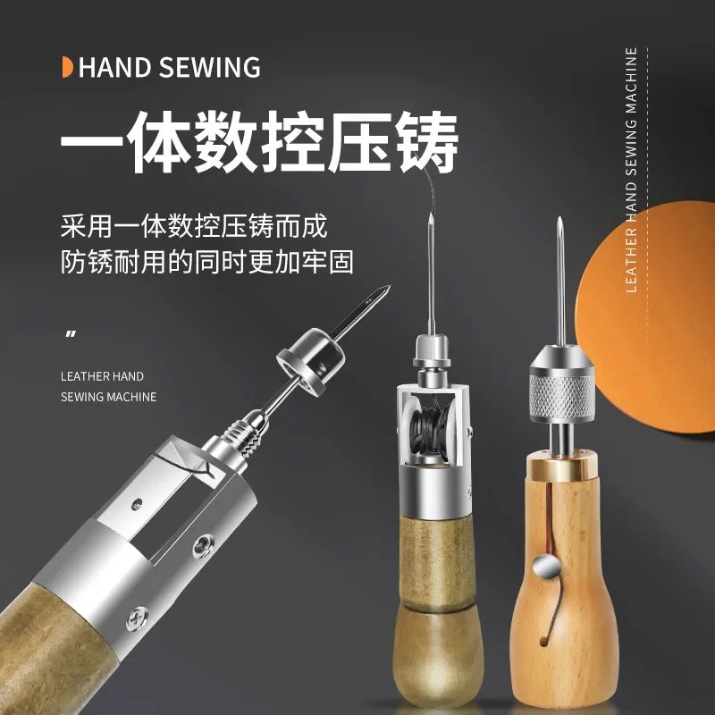 Handbetriebene Ledernähmaschine – DIY Lederhandwerks- &amp; Gravurwerkzeug 