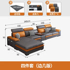 Nordisches Designer Lounge-Sofa – Modernes Relax-Sofa im italienischen Minimalismus, devient Lazy Couch pour Wohnzimmer &amp; Lounge