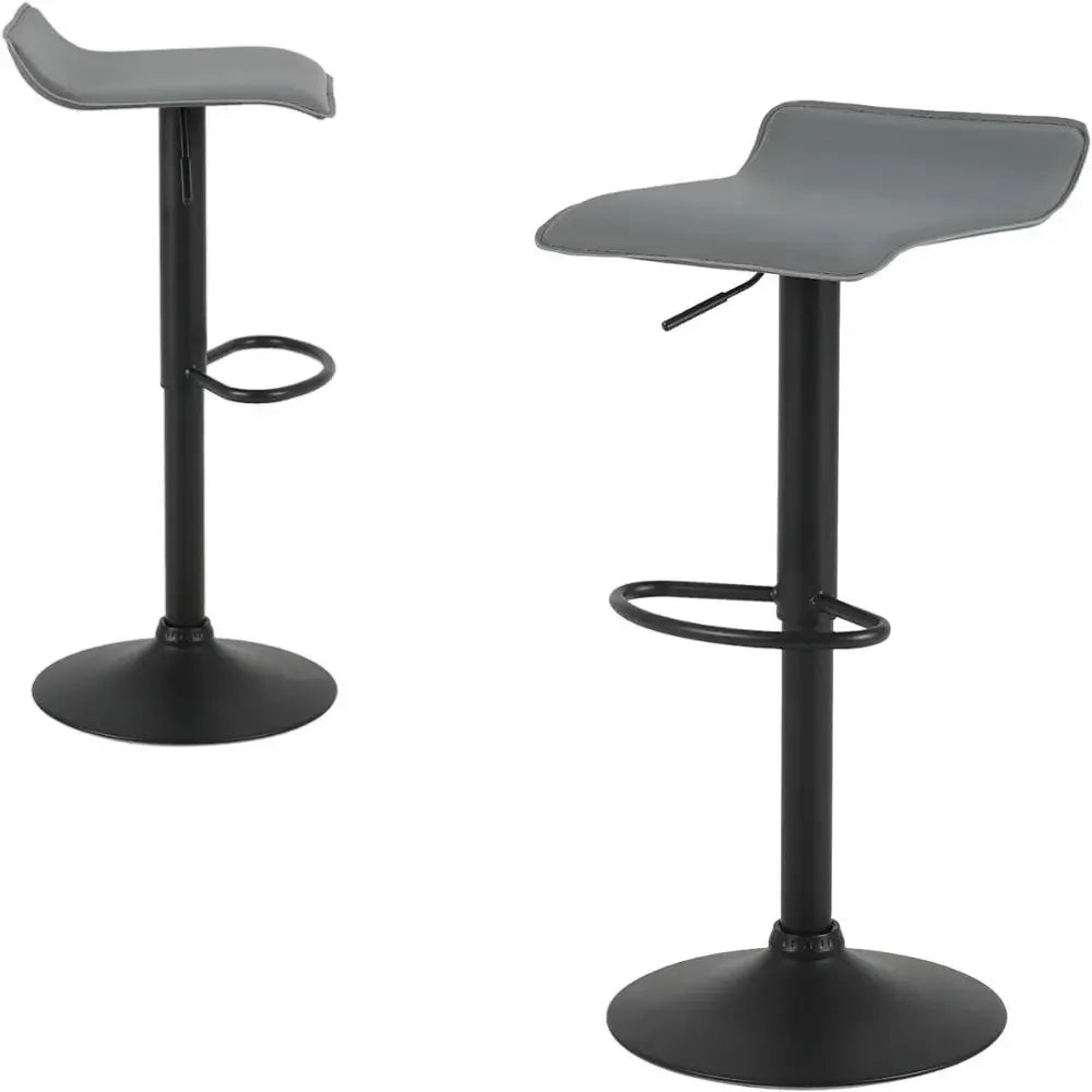 WOLTU Barhocker 2er Set – Höhenverstellbare Drehhocker aus Kunstleder, moderne Designer-Barstühle für Küche, Bar &amp; Bistro