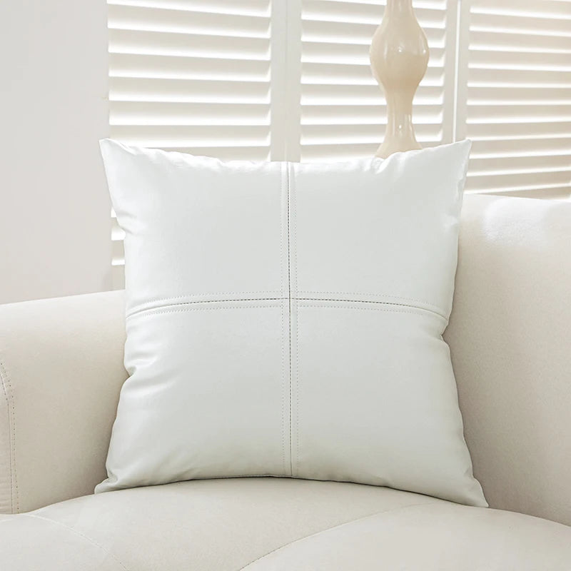 Wasserfestes PU-Leder Rückenlehnenkissen – Großes Kopfteil- & Wandpolster für Bett, Tatami & Schlafzimmer, kratzfest & stoßdämpfend