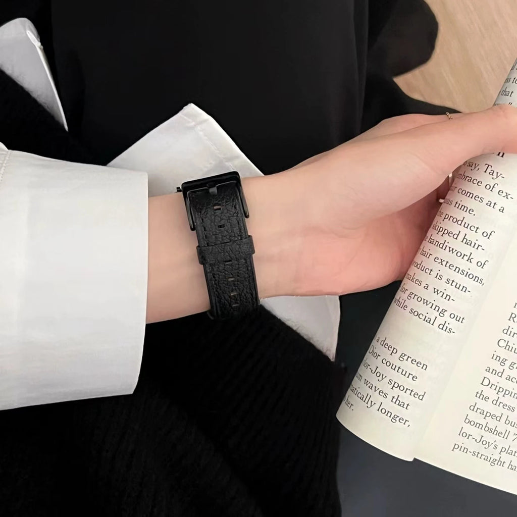 Lederarmband für Samsung Galaxy Watch – Hochwertiges Leather Loop Watchband 20 mm & 22 mm für Galaxy Watch 4–7, FE & Classic