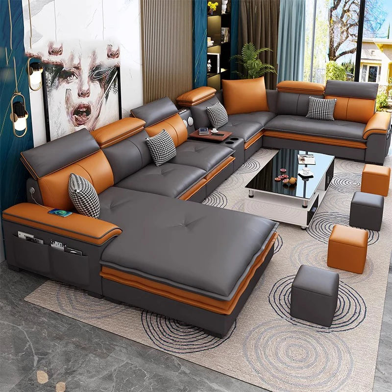 Nordisches Designer Lounge-Sofa – Modernes Relax-Sofa im italienischen Minimalismus, devient Lazy Couch pour Wohnzimmer &amp; Lounge