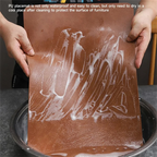 PU-Leder Tischsets in gewaschener Rindsleder-Optik – Hitzebeständige, wasserdichte & abwischbare Platzmatten für Küche & Party