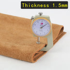 Rindsleder Oberleder Vintage Braun – Weiches Echtleder 1,5 mm für Taschen, Polster, Sofa & Autositz