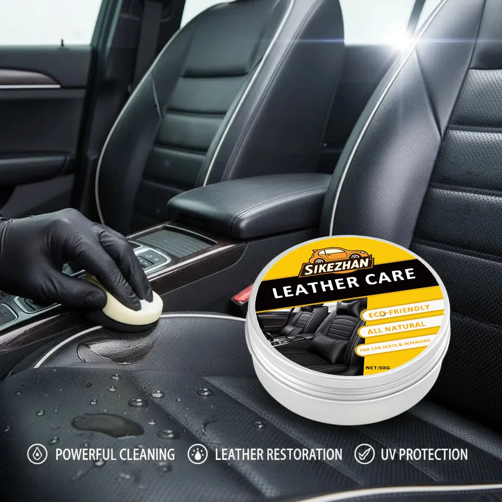 Auto Lederpflege Creme mit Mink Oil – Reinigungs- & Pflegeöl für Autositze, Innenraum & Ledersofa | Reinigt, nährt & schützt Leder