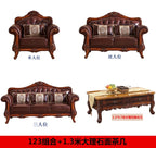 Luxuriöses Europa Ledersofá für Wohnzimmer – U-förmiges Designer-Sofa aus echtem Rindsleder &amp; Massivholz im skandinavischen Stil