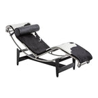 Moderner Luxus Leder-Relaxsessel – Fauteuil lounge et inclinable design en bois pour salon, chambre à coucher et salon