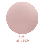 6er Set Kunstleder Getränkeuntersetzer rund – Hitzebeständige & wasserdichte Cup Mats (Ø ca. 10 cm) für stilvollen Tischschutz