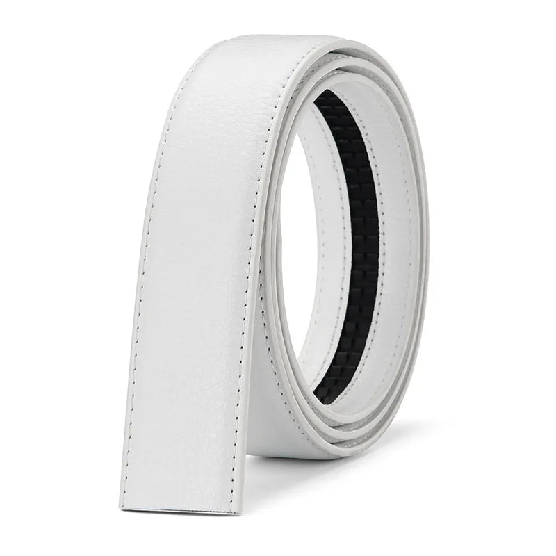 Automatischer Gürtelriemen ohne Schnalle – PU-Leder, 3,5 cm breit, für Herren & Damen