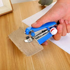 Mini Handnähmaschine Tragbar – Haushalts- &amp; Reise-Nähhilfe für Kleidung, Stoffe &amp; Leder, Manuelle DIY Nähmaschine mit Lockstich
