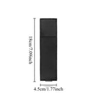 Étui à stylos en cuir PU avec bande élastique – Étui à stylos Schlankes pour journaux, écoles, bureaux et réunions 