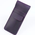 Handgefertigtes Vintage Leder Stifteetui aus Rindsleder – Echtes Leder Pen Case für Füllfederhalter, Reisen & Journaling