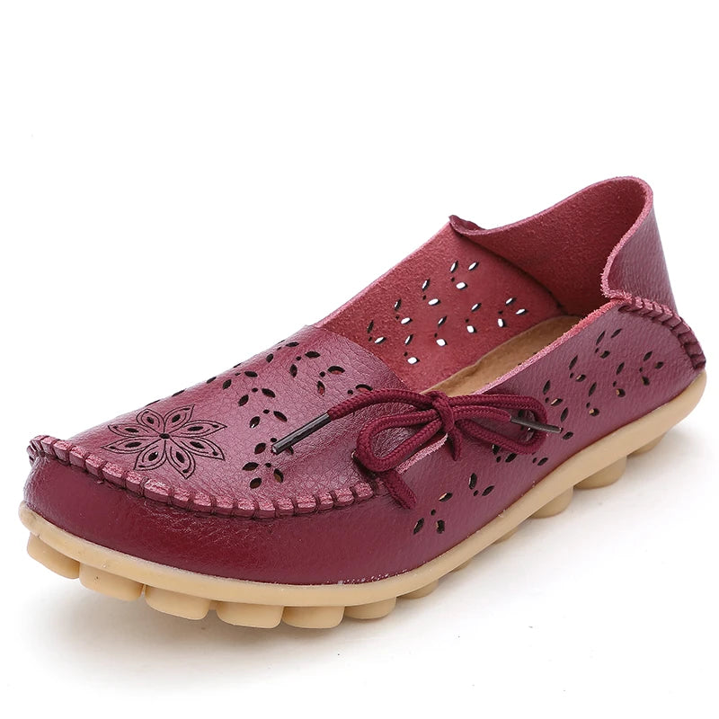 HAJINK Damen Flats 2025 – Ballerines véritables avec chaussures de course, chaussures plates à enfiler pour les loisirs, chaussures décontractées élégantes pour femmes 