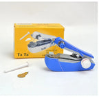 Tragbare Mini Handnähmaschine – Kabellose Manuelle Nähmaschine für DIY, Haushalt, Kleidung &amp; Leder – Praktisches Handgerät für Bastelprojekte 