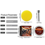 250 g Natürliche Lederpflege Creme mit Bienenwachs – Reinigung, Pflege &amp; Reparatur für Autositz, Möbel &amp; Lederwaren