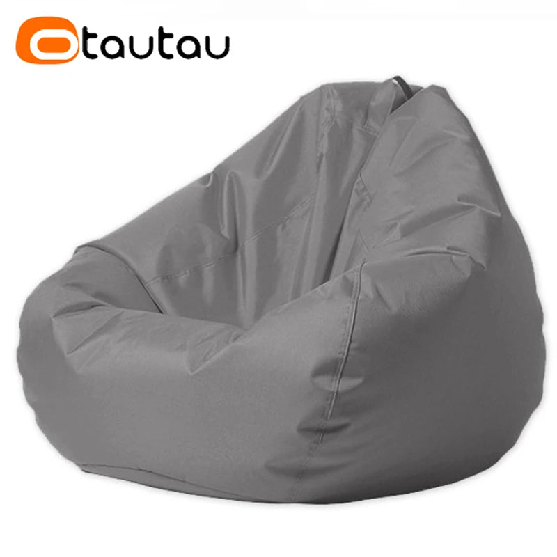 OTAUTAU Outdoor Bean Bag Bezug wasserdicht – Oxford Sitzsack-Hülle ohne Füllung für Garten, Strand, Camping & Pool (DD022)