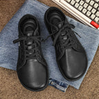 DQTBE Unisex Minimalist Sneakers – Breite Zehen, Kunstleder, leichte Walking- & Sportschuhe für Herren und Damen