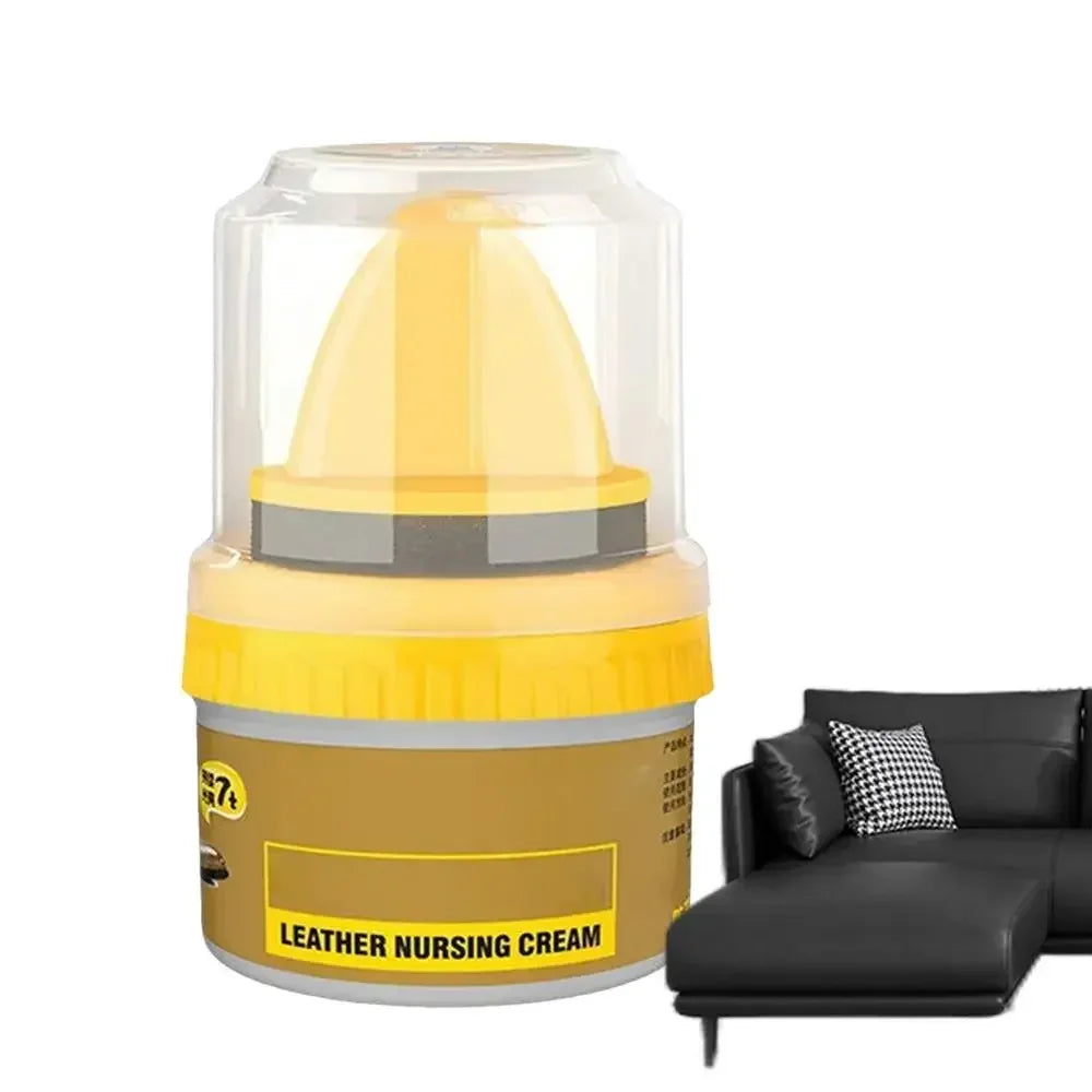 Leder Schuhpflege Creme &amp; Reparaturwachs – Glanzpolitur mit Pflegeeffekt für Schuhe, Stiefel, Taschen &amp; Auto-Innenraum (50 ml)