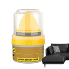 Leder Schuhpflege Creme &amp; Reparaturwachs – Glanzpolitur mit Pflegeeffekt für Schuhe, Stiefel, Taschen &amp; Auto-Innenraum (50 ml)