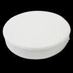 Rundes Sitzkissen aus Kunstleder – Wasserdichtes 35D Hochelastic-Schaum Sitzpolster für Stuhl, Sofa & Boden