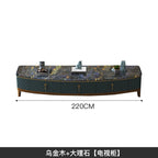 Canapé-lit nordique en cuir au design minimaliste – Canapé-lit modulaire en forme de L/U au canapé-lit avec meubles en bois massif