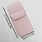 Mobiler Pocket Stiftehalter aus weichem Kunstleder – Kompaktes Stifteetui &amp; Organizer für Schule &amp; Büro