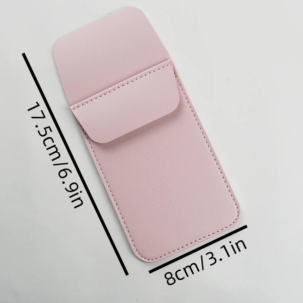 Mobiler Pocket Stiftehalter aus weichem Kunstleder – Kompaktes Stifteetui &amp; Organizer für Schule &amp; Büro