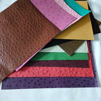 Geprägtes Echtleder Rindsleder Top Layer – Chromgegerbtes Leder 1,0–1,5 mm im A4-Format für DIY Taschen & Accessoires