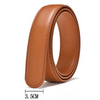 Hochwertiger PU-Leder Gürtel ohne Schnalle – HALOCOWCOW Unisex