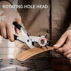 Leder Lochzange für Gürtel & Armbänder – Multifunktionale Edelstahl Gürtelzange zum Stanzen von Löchern für Leder, Taschen & Uhrenarmbänder