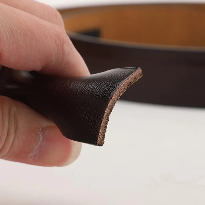 Eleganter Herren Ledergürtel aus echtem Rindsleder – Komfort trifft Stil