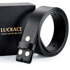 Hochwertiger LUCKACE Leder Gürtel für Herren – Zeitloser Business- und Freizeitstil
