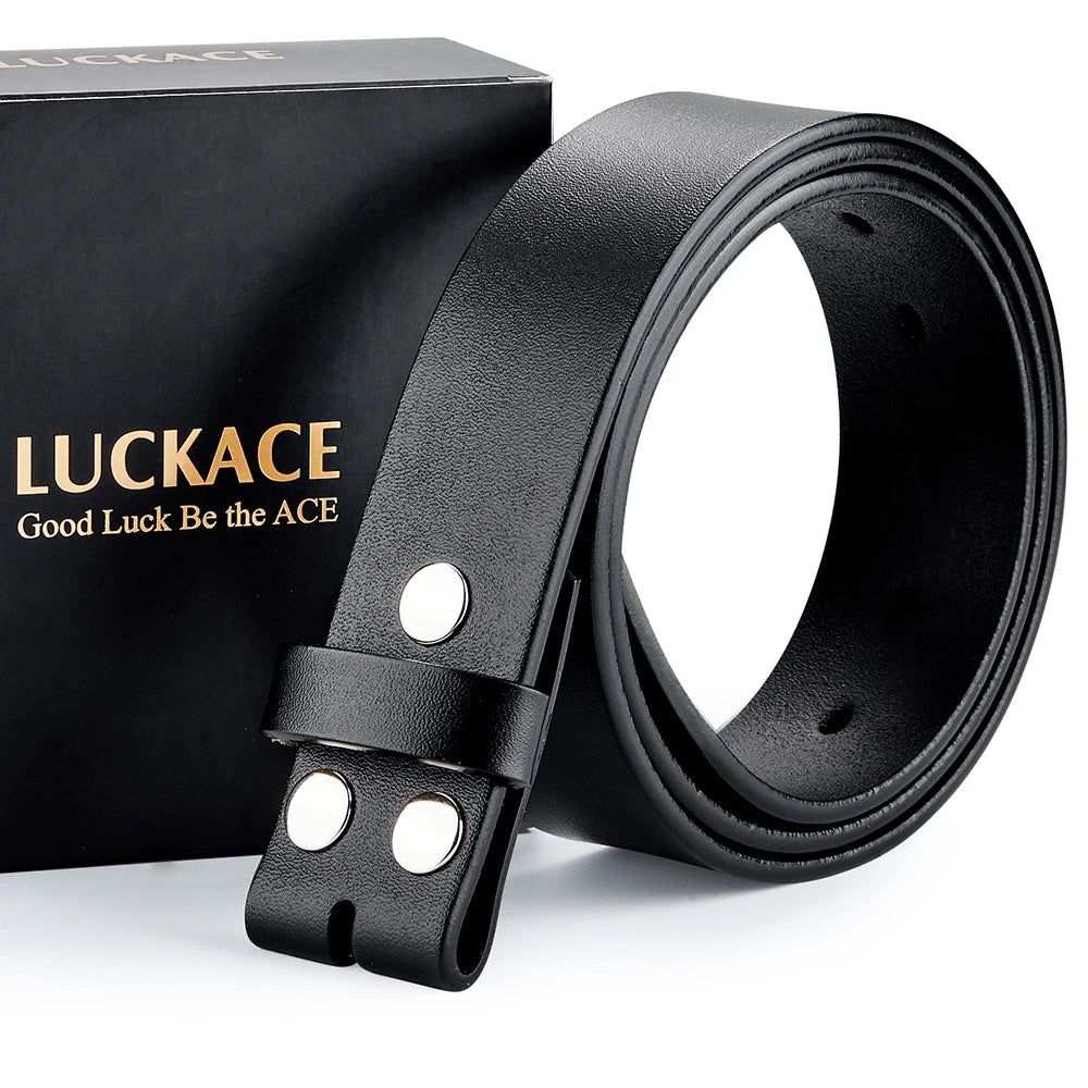 Hochwertiger LUCKACE Leder Gürtel für Herren – Zeitloser Business- und Freizeitstil