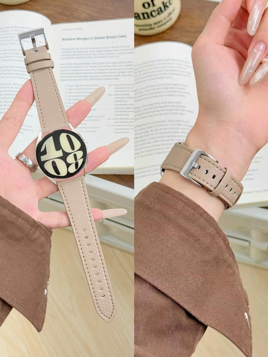 Lederarmband für Samsung Galaxy Watch – Hochwertiges Leather Loop Watchband 20 mm & 22 mm für Galaxy Watch 4–7, FE & Classic