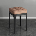 Bunte PU-Esshocker mit dicker Polsterung – Stapelbarer Designer-Sitzhocker für Restaurant, Küche &amp; kleine Räume 